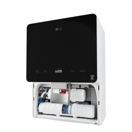 LG WW176GTBW 8 L Water Purifier, RO + In Tank UV + Mineral Booster, Digital Sterilizing Care,Premium Glass Black & White , Wall Mount-5