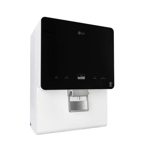 LG WW176GTBW 8 L Water Purifier, RO + In Tank UV + Mineral Booster, Digital Sterilizing Care,Premium Glass Black & White , Wall Mount-6
