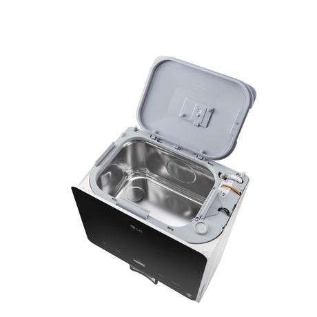 LG WW176GTBW 8 L Water Purifier, RO + In Tank UV + Mineral Booster, Digital Sterilizing Care,Premium Glass Black & White , Wall Mount-8