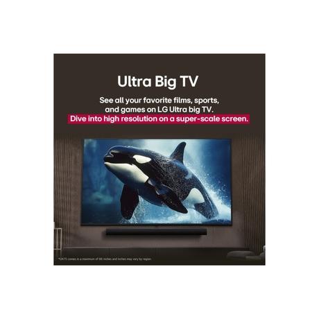 LG 165.1 cm (65 inch) Ultra HD (4K) LED Smart TV, 65UA83506LA, Black