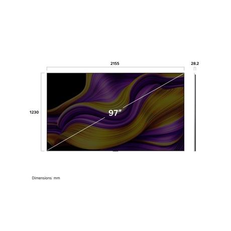 LG 246.38 cm (97 inch) 4K Smart OLED TV, OLED97G56LA, Black-12
