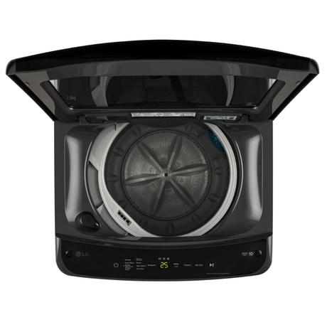 LG 7 kg Top Load, Smart Inverter Technology, Turbo Drum, 8 wash Porgram, Smart Diagnosis, Middle Black, 5 Star (T70VBMB4ZD)-7