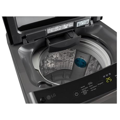LG 7 kg Top Load, Smart Inverter Technology, Turbo Drum, 8 wash Porgram, Smart Diagnosis, Middle Black, 5 Star (T70VBMB4ZD)-8