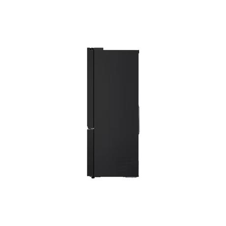 LG 610 L 3 Star Convertible French Door Refrigerator, Black Glass, GV-B25FFGMB-2