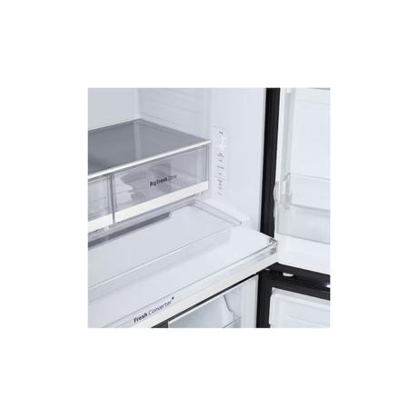 LG 610 L 3 Star Convertible French Door Refrigerator, Black Glass, GV-B25FFGMB-5