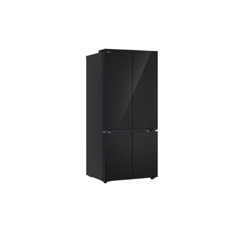 LG 610 L 3 Star Convertible French Door Refrigerator, Black Glass, GV-B25FFGMB-9