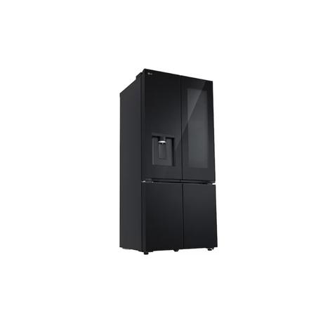 LG 610 L 2 Star Convertible French Door Refrigerator, Black Glass, GV-K25FFGFB-1