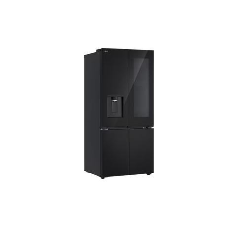 LG 610 L 2 Star Convertible French Door Refrigerator, Black Glass, GV-K25FFGFB-10