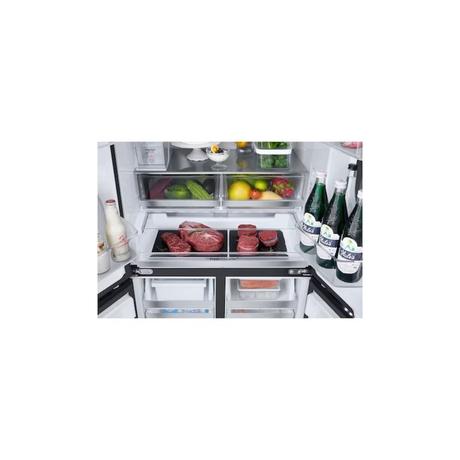 LG 610 L 2 Star Convertible French Door Refrigerator, Black Glass, GV-K25FFGFB-6