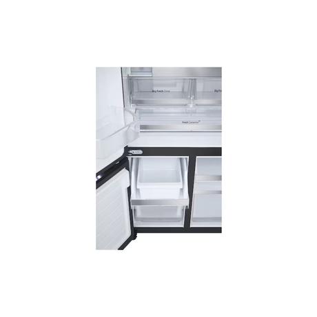 LG 610 L 2 Star Convertible French Door Refrigerator, Black Glass, GV-K25FFGFB-8