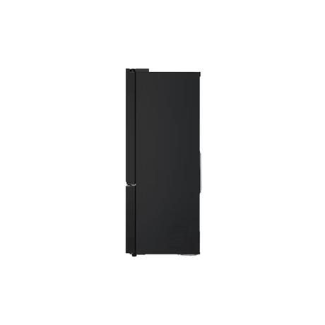LG 605 L 2 Star Convertible French Door Refrigerator, Black Glass, GV-F25FFGHB-2