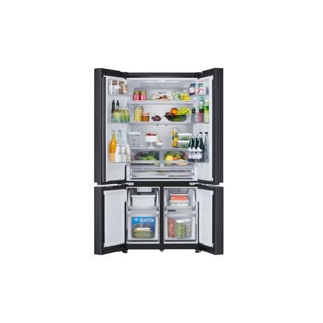 LG 605 L 2 Star Convertible French Door Refrigerator, Black Glass, GV-F25FFGHB-4