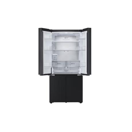 LG 605 L 2 Star Convertible French Door Refrigerator, Black Glass, GV-F25FFGHB-6