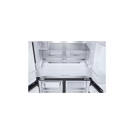 LG 605 L 2 Star Convertible French Door Refrigerator, Black Glass, GV-F25FFGHB-9