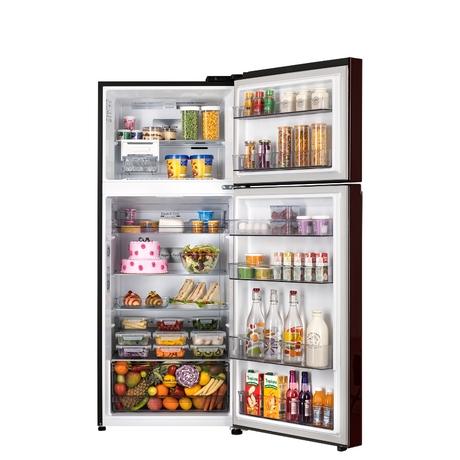 LG 380 L 3 Star Frost Free Double Door Refrigerator, Russet Sheen, GLT3836TVRS-5