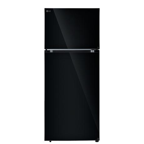 LG, GLT4026SNBM, 398 L, 2 Star, Wi-Fi Convertible, Double Door Refrigerator, Black Mirror-0