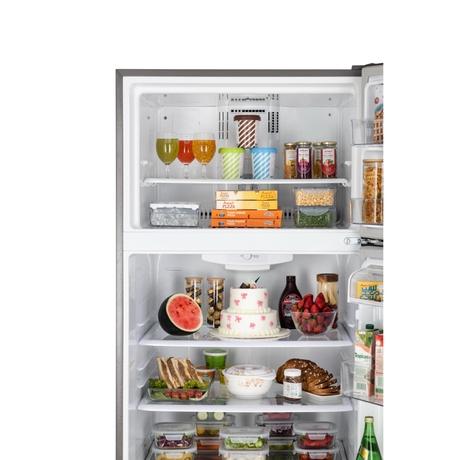 LG 674 L 1 Star Double Door Refrigerator with Smart Inverter Compressor and Multi-Air Flow (GLT6816ODPZ, Shiny Steel)-6