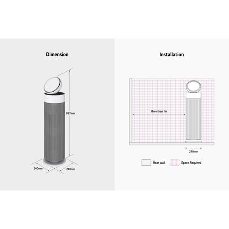 LG Puricare Aerobooster 360 Air Purifier-11