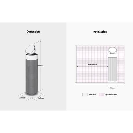 LG Puricare Aerobooster 360 Air Purifier-11