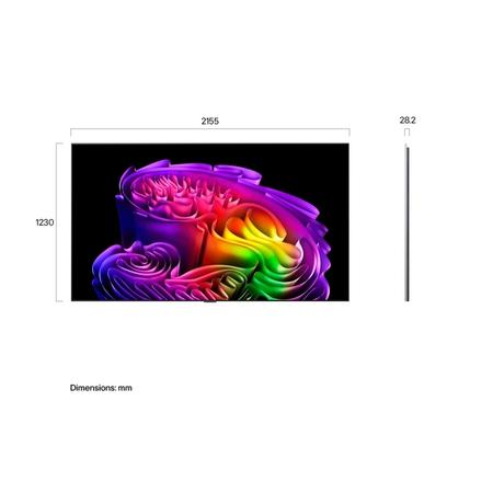 LG 245 cm (97 inches), OLED evo AI TV (G6) with alpha 11 Gen3 AI Processor 4K, VRR 165Hz, Hyper Radiant RGB Tech, Dolby Vision & Atmos Flex connect 2026, Black, OLED97G6PLA-2