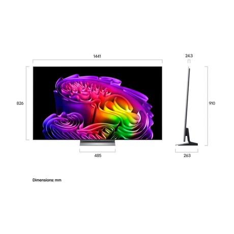 LG 165 cm (65 inches), OLED evo AI TV (G6) with alpha 11 Gen3 AI Processor 4K, VRR 165Hz, Hyper Radiant RGB Tech, Dolby Vision & Atmos Flex connect 2026, Black, OLED65G6PLA-2