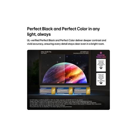 LG 139 cm (55 inches), OLED evo AI TV (G6) with alpha 11 Gen3 AI Processor 4K, VRR 165Hz, Hyper Radiant RGB Tech, Dolby Vision & Atmos Flex connect 2026, Black, OLED55G6PLA-5