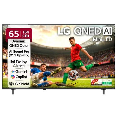 LG 165 cm (65 inches), QNED70 Smart TV with alpha 7 AI Processor 4K Gen9, Filmmaker Mode with Dolby Atmos 2026, Black, 65QNED70BLA-0