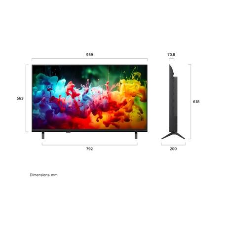 LG 109 cm (43 inches), QNED70 Smart TV with alpha 7 AI Processor 4K Gen9, Filmmaker Mode with Dolby Atmos 2026, Black, 43QNED70BLA-1