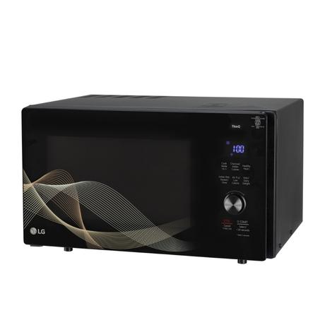 LG 28 L Convertible Microwave Oven with Air Fry, Charcoal Lighting Heater, 331 Auto Cook Menu Powered by Thinq, MJEN286UHWF, Black-0