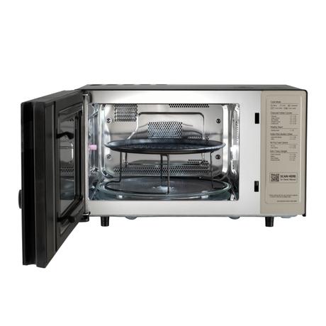 LG 28 L Convertible Microwave Oven with Air Fry, Charcoal Lighting Heater, 331 Auto Cook Menu Powered by Thinq, MJEN286UHWF, Black-3