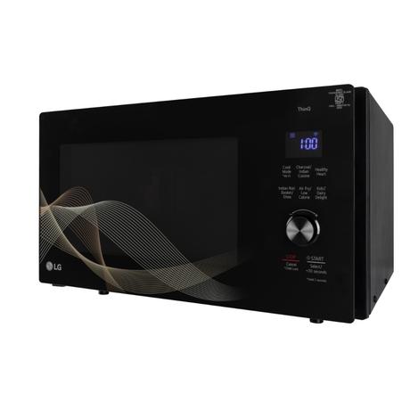 LG 28 L Convertible Microwave Oven with Air Fry, Charcoal Lighting Heater, 331 Auto Cook Menu Powered by Thinq, MJEN286UHWF, Black-7