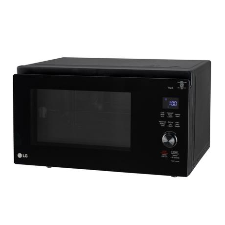 LG 32 L Convertible Microwave Oven with Air Fry, Charcoal Lighting Heater, 431 Auto Cook Menu Powered by Thinq, MJEN326ULWF, Black-3