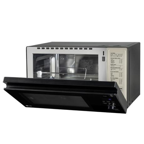 LG 32 L Convertible Microwave Oven with Air Fry, Charcoal Lighting Heater, 431 Auto Cook Menu Powered by Thinq, MJEN326ULWF, Black-4