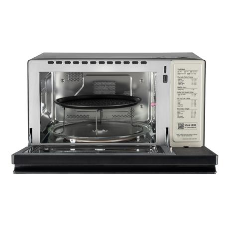 LG 32 L Convertible Microwave Oven with Air Fry, Charcoal Lighting Heater, 431 Auto Cook Menu Powered by Thinq, MJEN326ULWF, Black-5