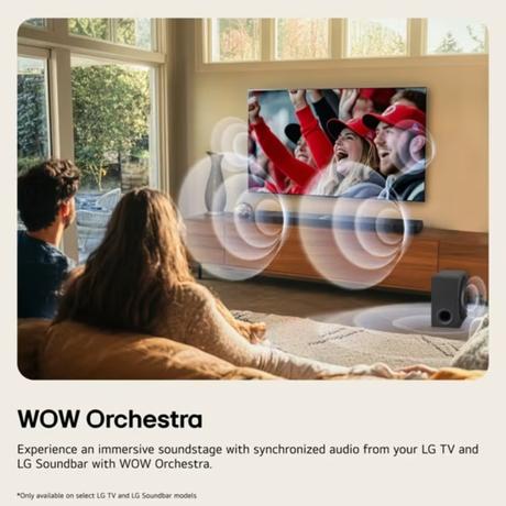 LG S40TR Soundbar with Dolby digital and Rear Surround Speakers 4.1 Channel, Perfectly Matches the 101.6 cm (40 inch) & above TV, Auto Power, True Wireless connectivity, Wow Orchestra-5