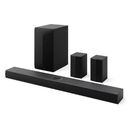 LG S70TR Soundbar with Dolby Atmos and Rear Surround Speakers 5.1.1 Channel, Perfectly Matches The QNED TV, Sound 3D, Auto Power, Wireless Dolby Atmos, True Wireless connectivity, Wow Orchestra-0