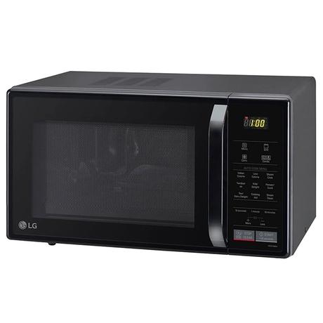 LG MC2146BV 21L Convection Microwave Oven, 151 Auto Cook Menu, Black-2