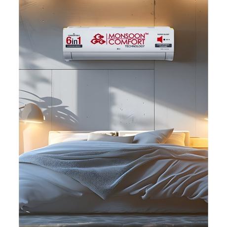 LG 1 Ton 5 Star 6 in 1 Convertible Inverter Split AC, TS-Q14CNZE (4 Way Swing, Viraat Mode, Smart Diagnosis System, 100% Copper, 2024 Launch)-3
