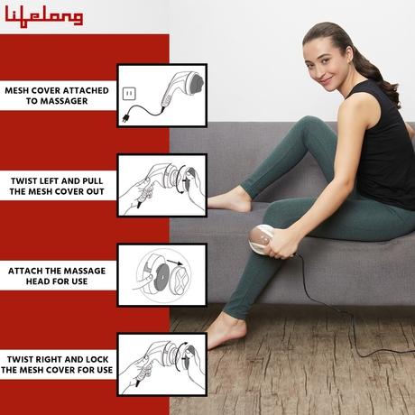Lifelong LLM27 Electric Handheld Full Body Massager-4