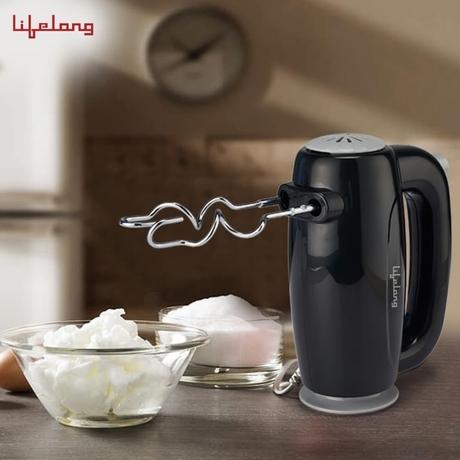 Lifelong Regalia 150W Hand Mixer, 5 Speed Option, Easy for Mixing Cake Batters and Atta, LLHM01-3