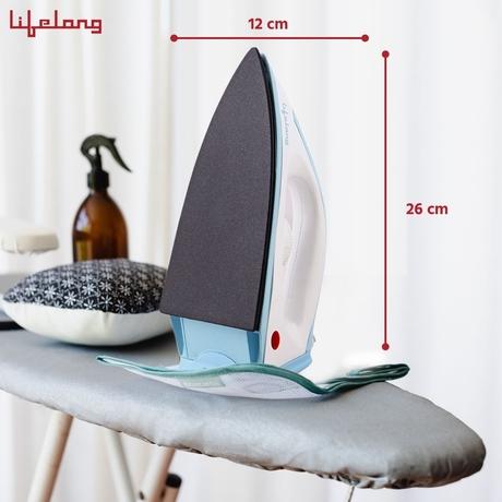 Lifelong LLDI09, 1100 Watts, Dry Iron, Temperature Control, Blue and White-1