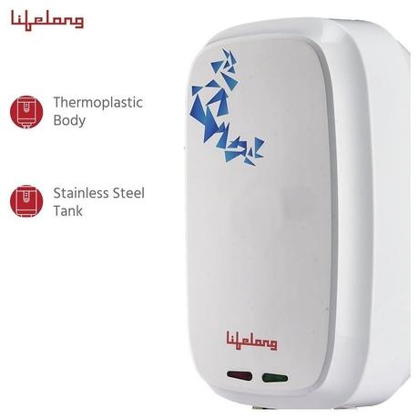 Lifelong LLWH110, 3 litre, 3000 Watt, Instant Geyser, Advanced Level Safety, Vertical Geyser, White-7