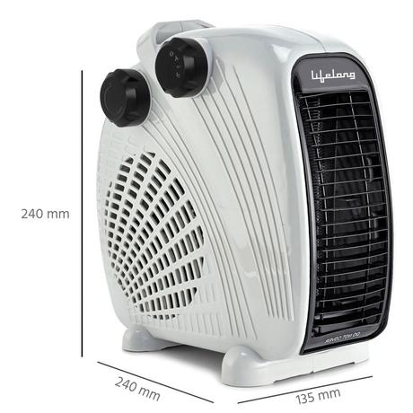 Lifelong Flare-X LLFH11 Fan-Based Room Heater with Over Heat Protection, White-5