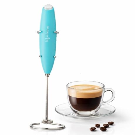 Lifelong Handheld Milk Frother, Blue, LLMF03-1
