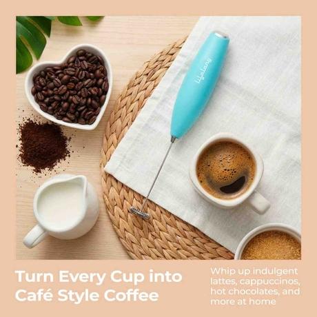 Lifelong Handheld Milk Frother, Blue, LLMF03-2