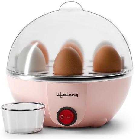 Lifelong Egg Boiler, Pink, LLEEB09-0