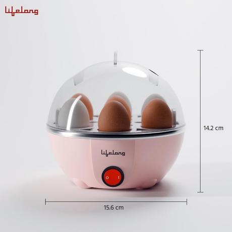 Lifelong Egg Boiler, Pink, LLEEB09-1