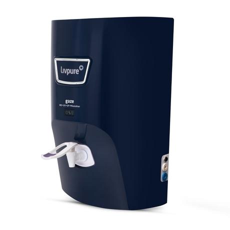 Livpure Gaze 7L RO+UV+UF+Min Water Purifier with 7 Stage Purification Technology, Blue Colour-4
