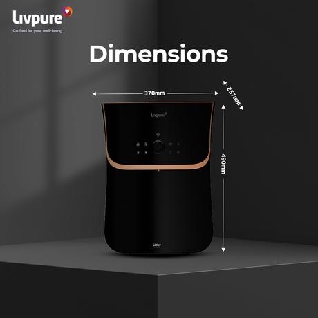 Livpure LOTIER-AIOT 6.5 L RO + UV Water Purifier, Black-7