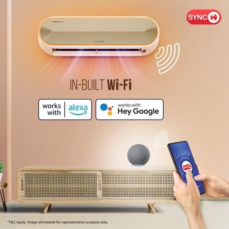 LLOYD 1.5 Ton 5 Star Stellar Wifi Inverter Split AC, GLS18V5FWSSL (6 in 1 Convertible, 4 Way Swing, Mood Lighting, Ambi Lighting, 100 percent Copper, 2024 Launch)-12